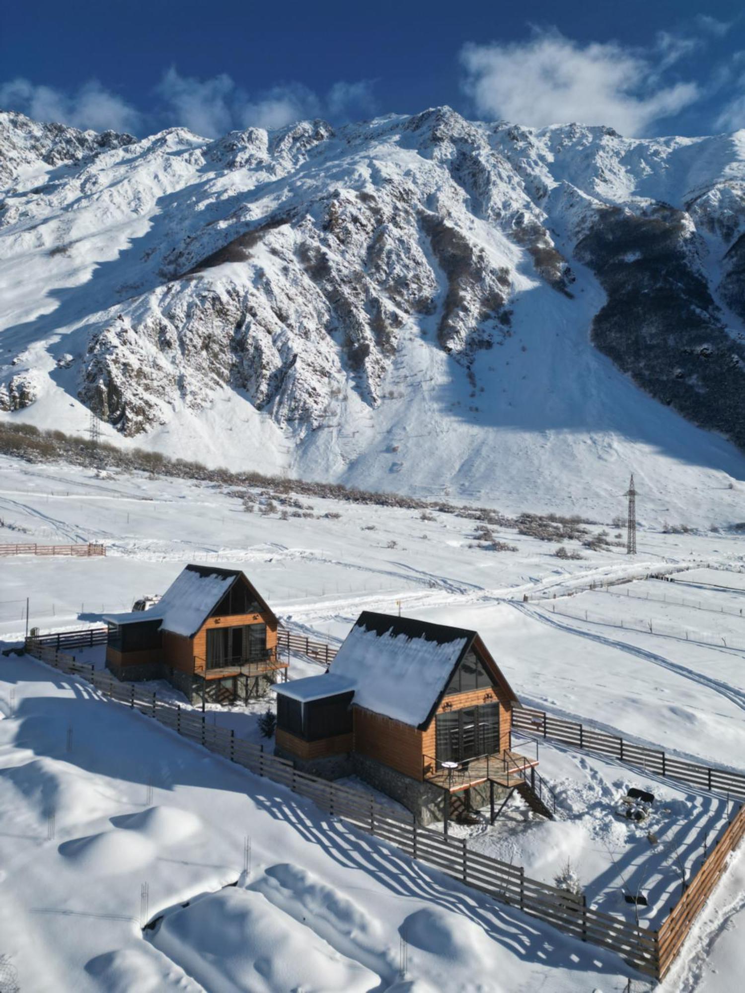 Traveler'S Cottages In Kazbegi Ngoại thất bức ảnh