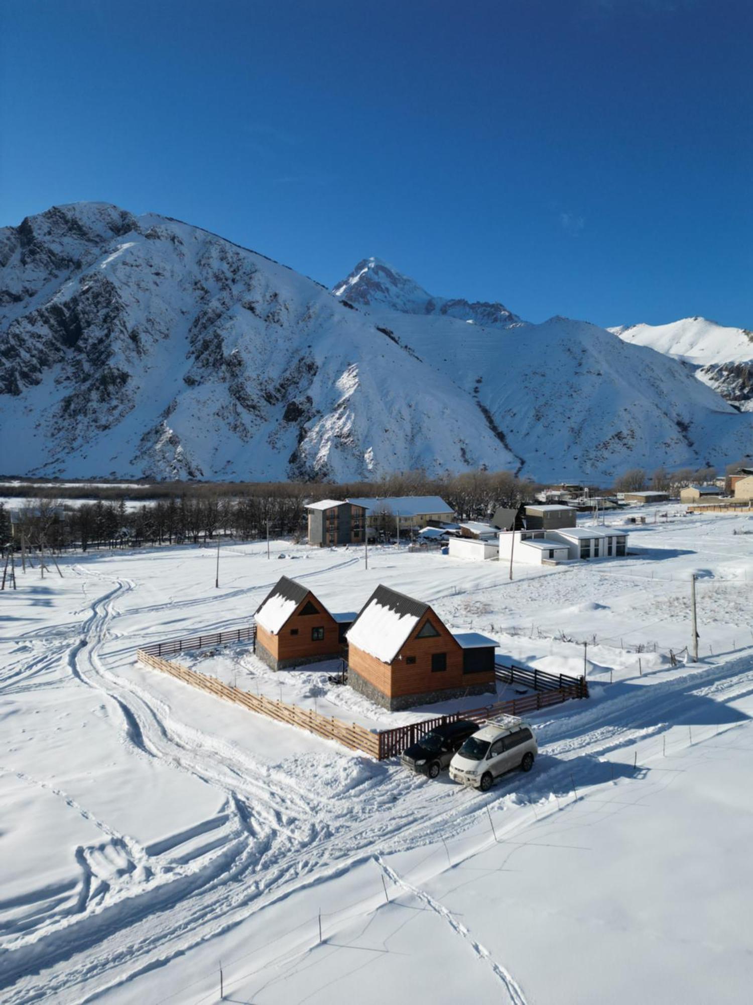 Traveler'S Cottages In Kazbegi Ngoại thất bức ảnh