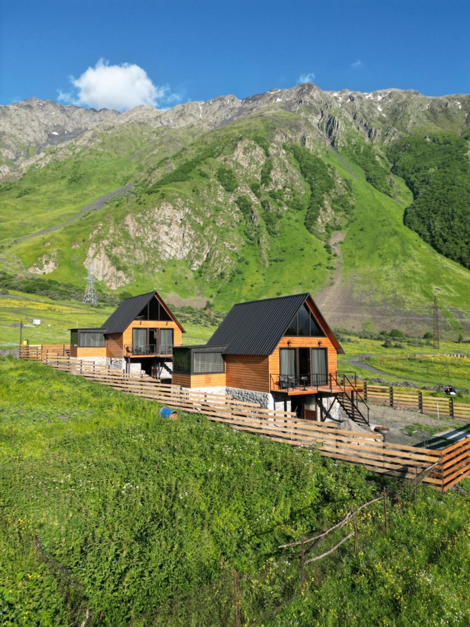 Traveler'S Cottages In Kazbegi Ngoại thất bức ảnh